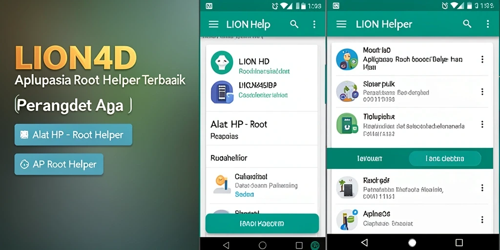 Antarmuka LION4D yang intuitif dan mudah digunakan.