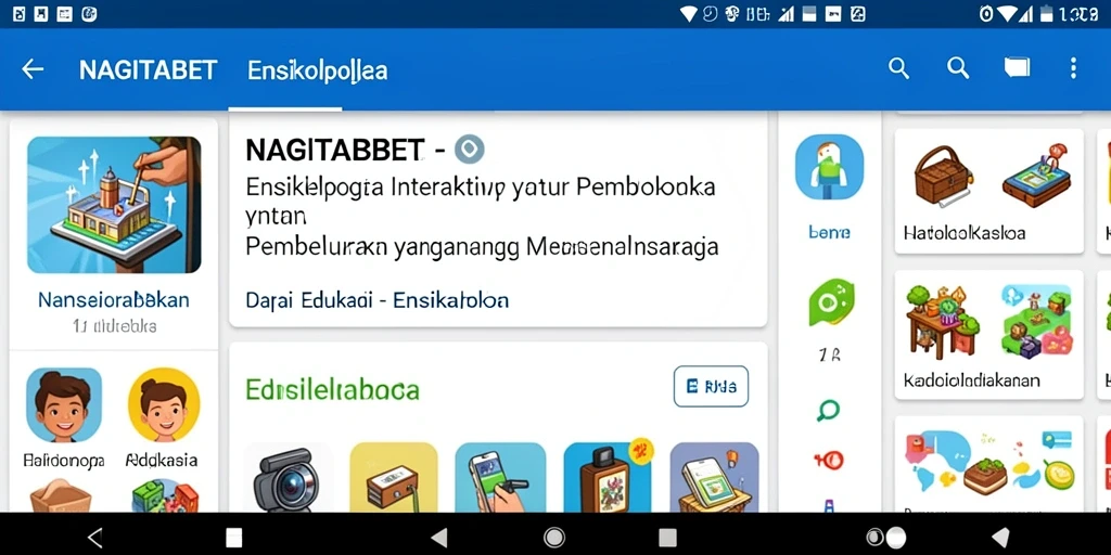 Antarmuka NAGITABET yang interaktif dan informatif.
