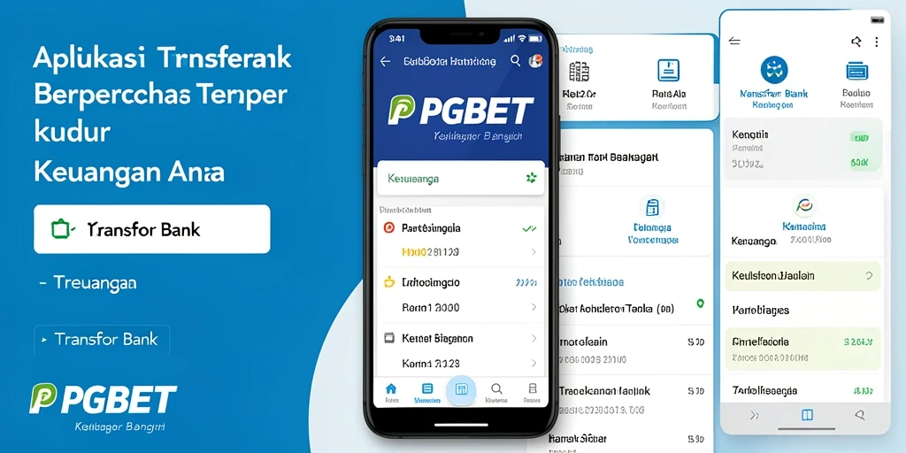 Tampilan antarmuka pengguna PGBET yang intuitif untuk Transfer Bank.