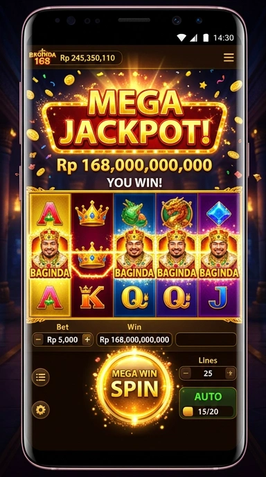 baginda168 tampilan beranda